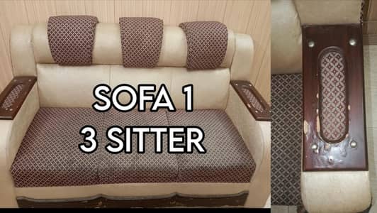 Sofa Set In Affordable Price - 3 In 1 Deal 