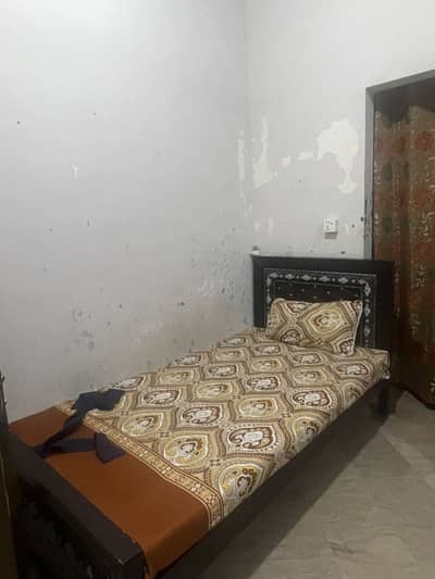 Single bed with new mattress