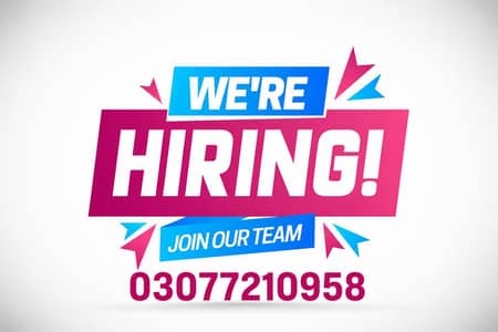 MALE AND FEMALES STAFF REQUIRED FOR OFFICE WORK AND ONLINE WORK