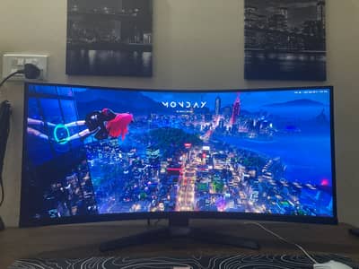 Koorui 2k Ultrawide 180hz Curved Monitor Complete Box