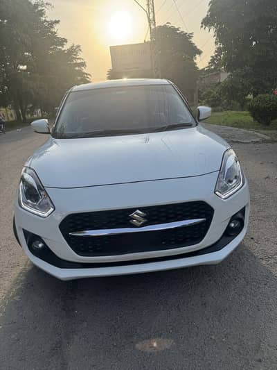 White Total genuine Swift GLX Full Option