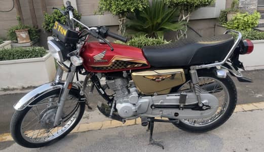 Honda cg 125 (2024) Gold Adition brand new bike