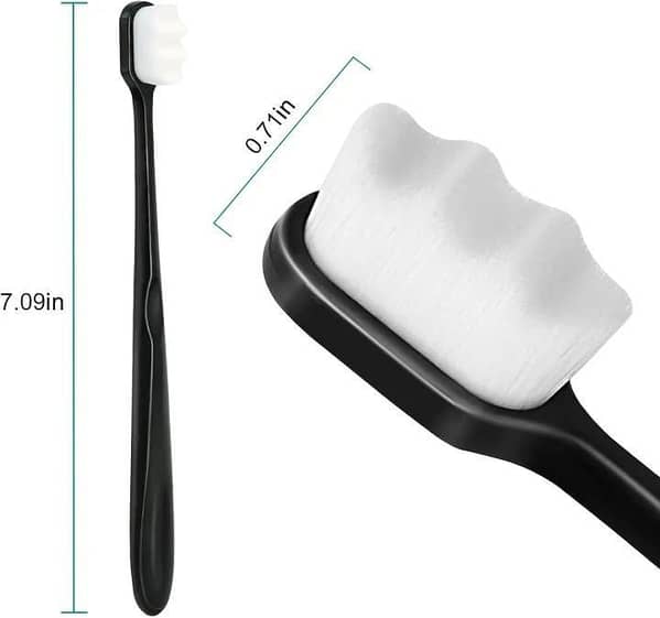 Ultra Fine Soft Toothbrush Nano Bristle Adult Tooth Brush Teeth Deep Cleaning Dental Oral Care Antibacterial G
