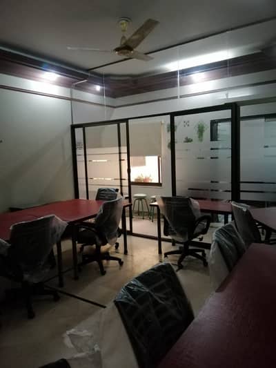 Fully furnished office space available for rent in garden town Lahore