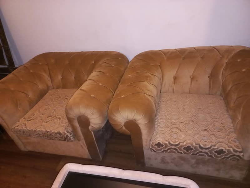 velvet sofas set 1