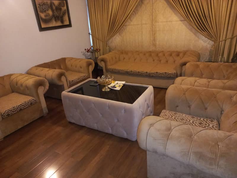 velvet sofas set 2