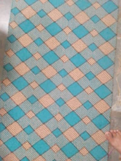 Blue & Turquoise Carpet with Inner foam