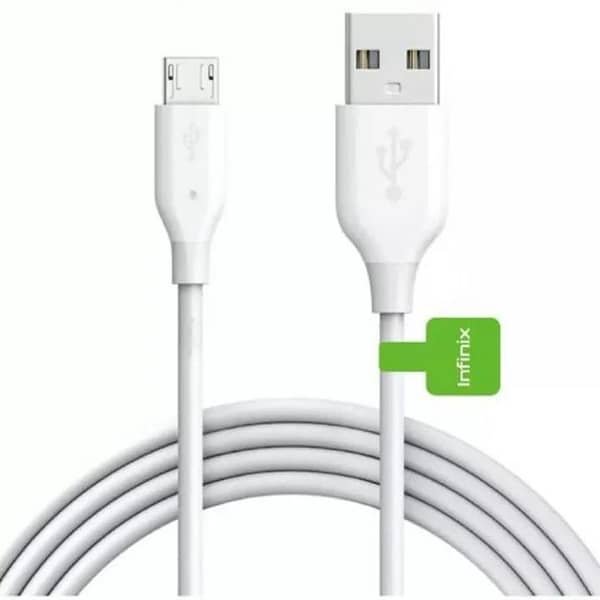 Infinix 100% original pure copper wire high quality lenth 1M Fast Charging & Data Transfer Flexible,Long Lasting