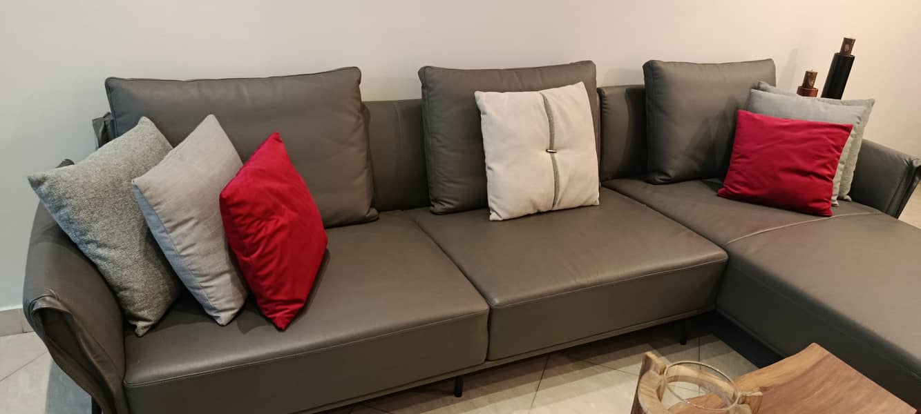 L shape sofa 0