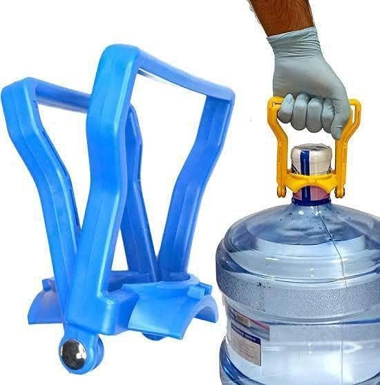 19 ltrs Water Bottle Handle Lifter - Easy Lifting 19 liter Water Bottle - Color Yellow and Blue