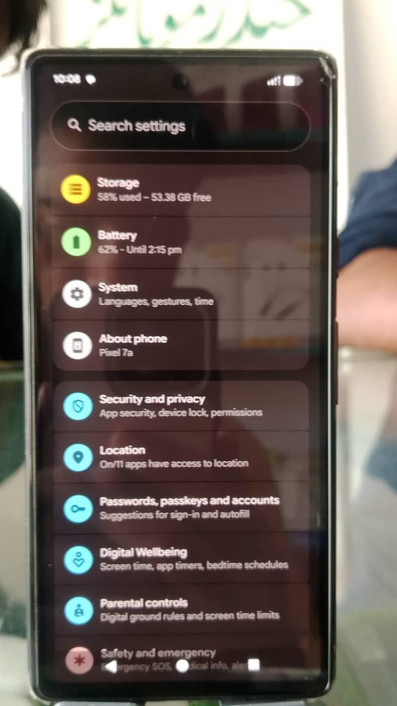 Google pixel 7A 1