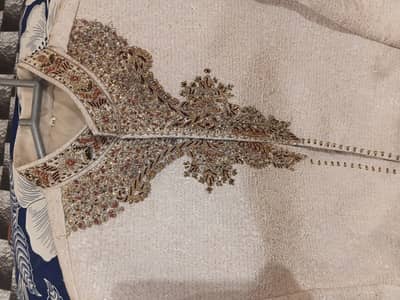 Elegant Off White Embroidered Sherwani kurta for Sale
