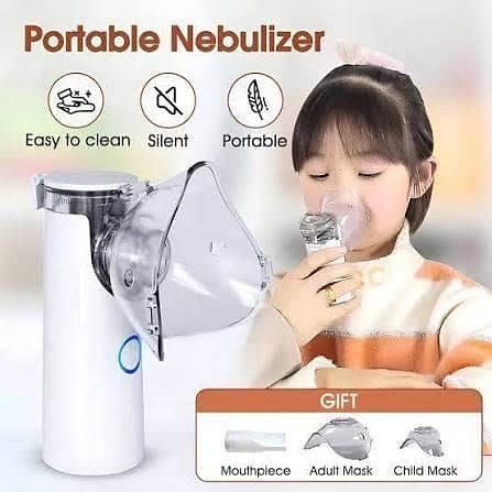 Mesh Portable Mini Nebulizer Machine for Kids – Rechargeable Portable Inhaler with Mask | Nebulizer Machine for Kids Medicine, Low