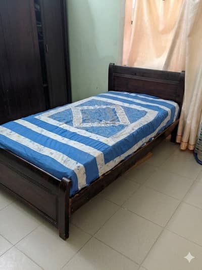 Wooden Single Bed