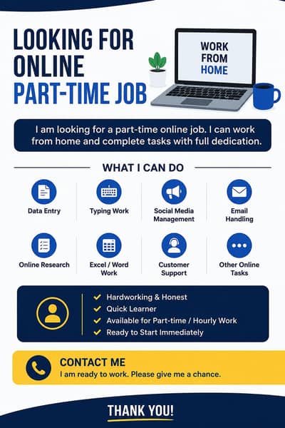 Looking for Online Part-Time Job