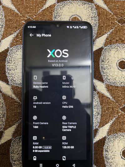INFINIX NOTE 12(G96)