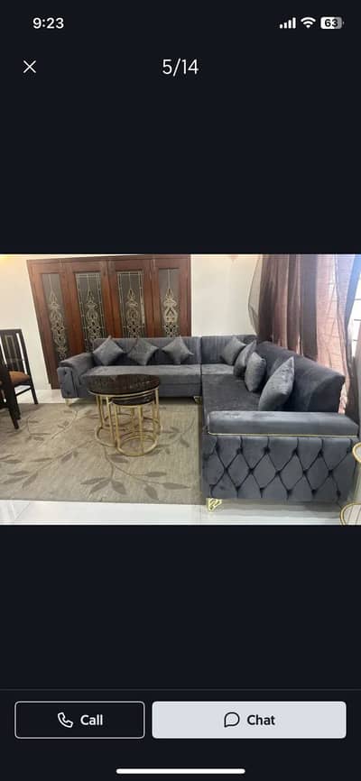 L shaped sofa
