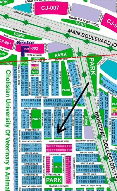 2nd Plot To 80feet Road 10Marla Plot Available for Sale In Sector-F