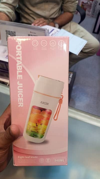 Automatic Powerful Rechargeable fruit crusher juicer
