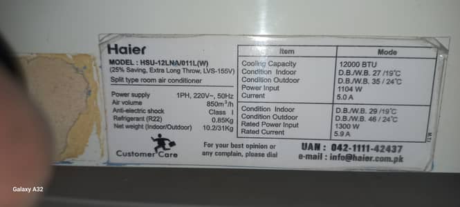 1 ton or 1.5 ton