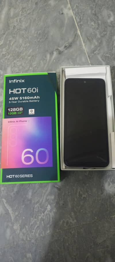 Infinix hot 60i with full Box And Warranty