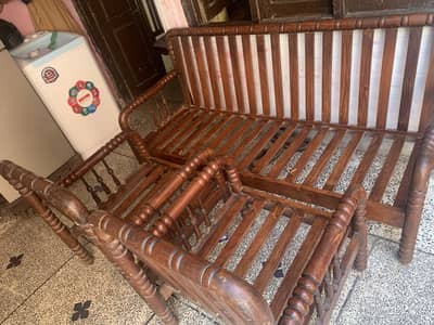 Wooden Sofa Set for Sale