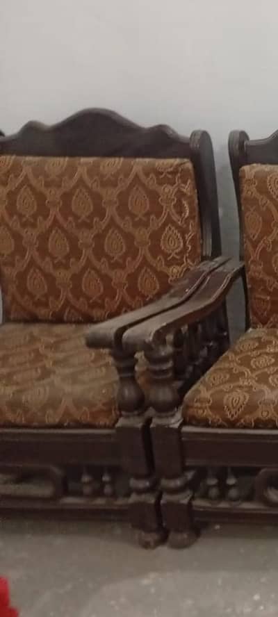 Wood Sofa Set