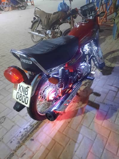United Us125 Euro II (09/2019) Golden number bike he *0321*2889915*