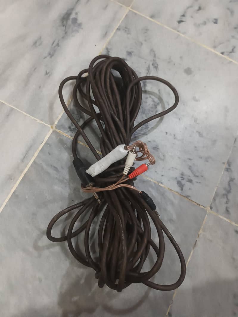 speakers wire for audio.  patching cable  mic wire 4