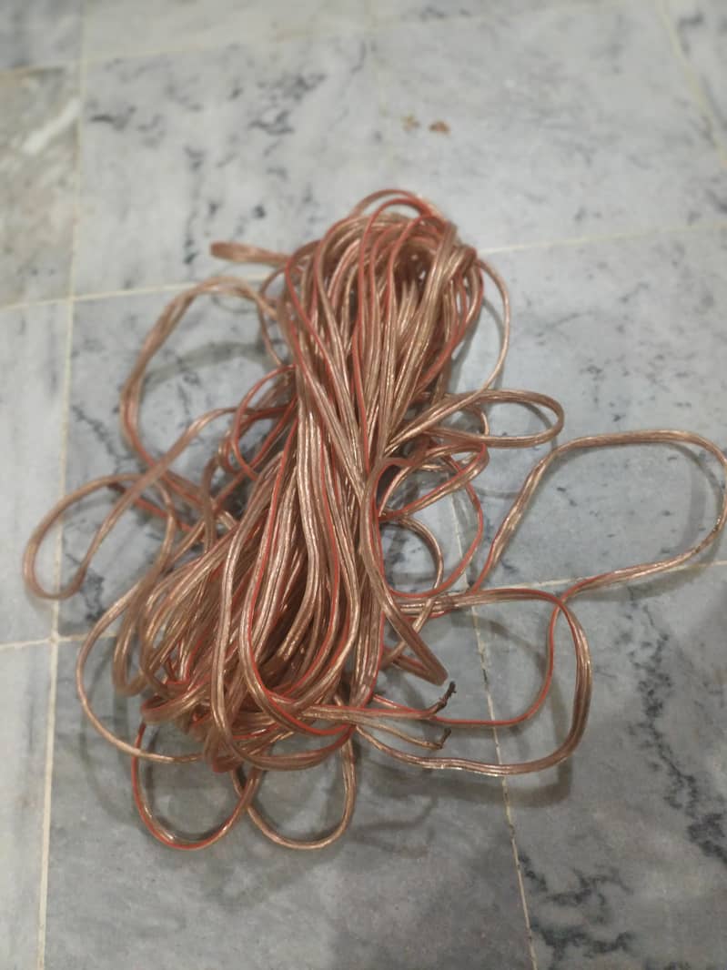speakers wire for audio.  patching cable  mic wire 8