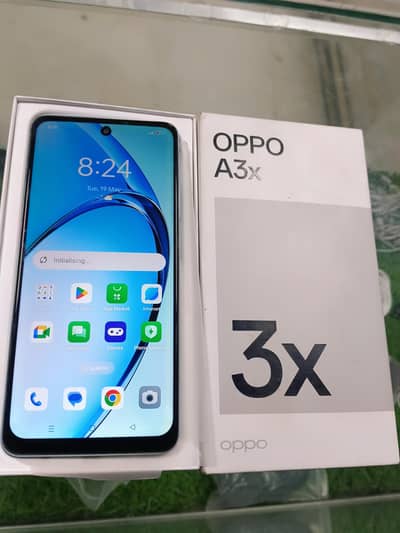 Oppo A3x 4gb/64gb fingerprint sensor unlock face unlock