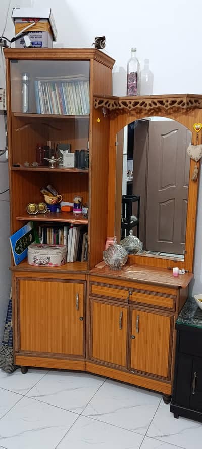 Multipurpose wooden dressing cabinet