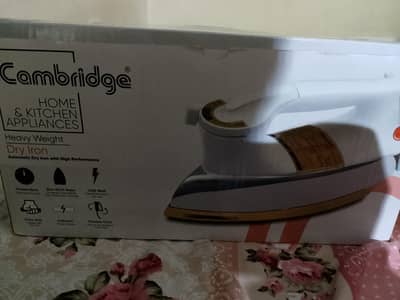 Cambridge Dry Iron New with box Available