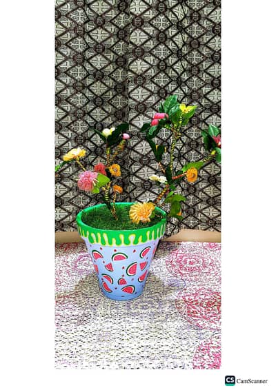 fruity flower pot