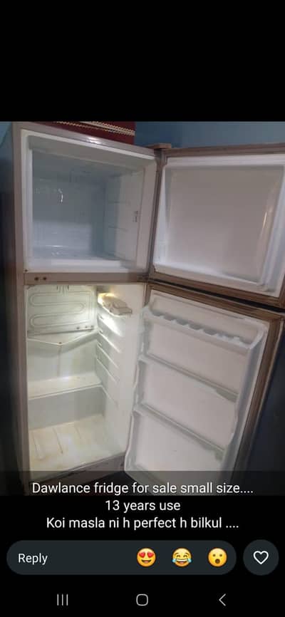 Dawlance frige for sale. . . contact number 03182229110