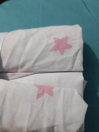 100% Cotton Two Pack Cot Bed Fitted Sheets 70x140cm