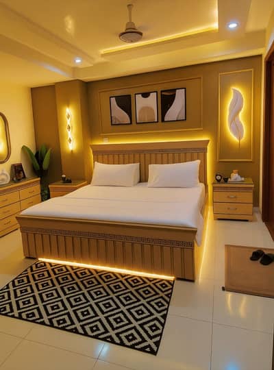 One bed luxury furnished apartment for per day rent