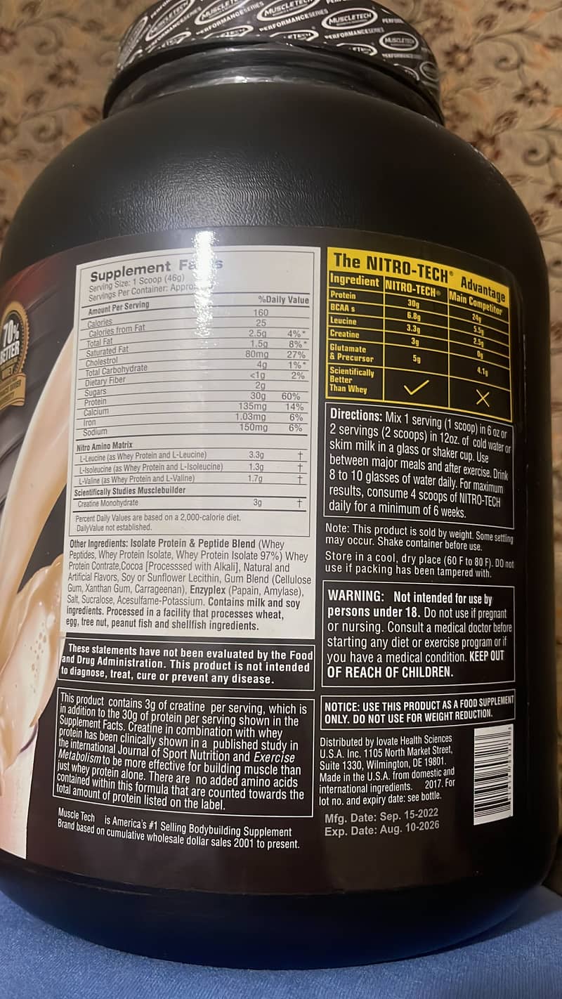 Protein whey isolate 1