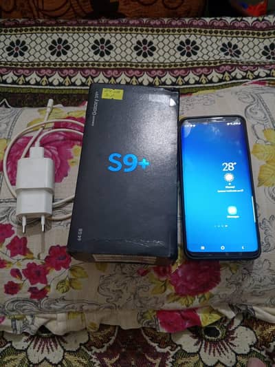 Samsung S9 plus 6/256 official Pta approved with complete box