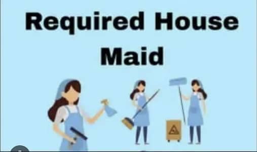Require Maid for Cleaning and Cooking in Two Houses