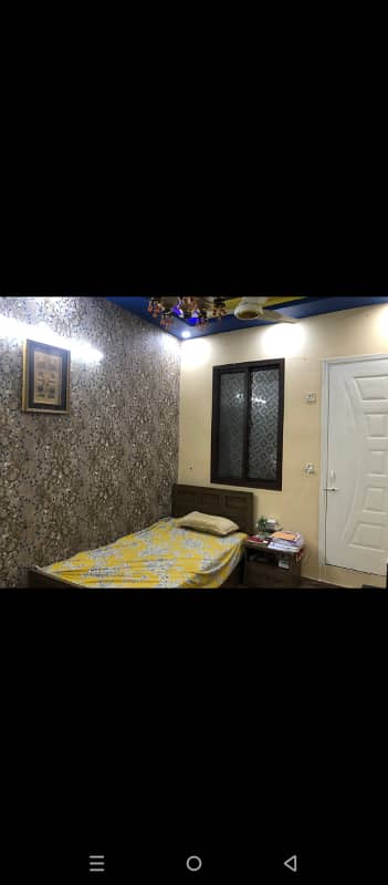 First Floor Portion For Sale Gulistan-E-Johar 3 Bed DD With 4 Washrooms | Like A Brand New Prime Location: Block 3-A, Main Road, Boundary Wall Project, Gulistan-E-Johar