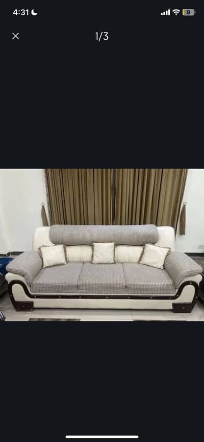 6-Seater Sofa Set in Excellent Condition
