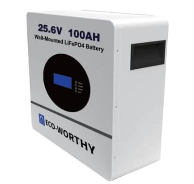 100ah battery , 24v ,~2.5kw lithium batery eco-worthy