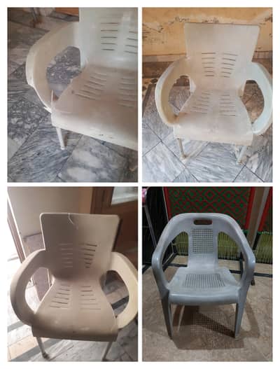 4 chairs  available in smart condition