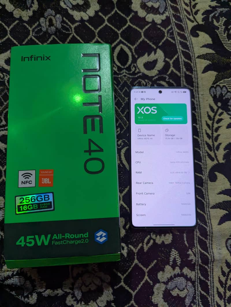 Infinix note 40 0