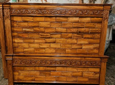 New pure woden shisham king size bed
