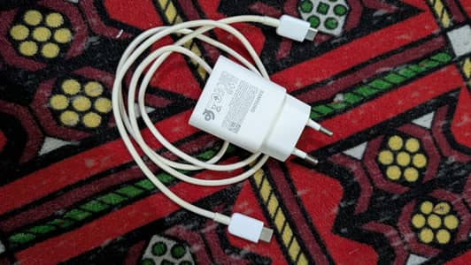 Samsung 25w Charger for sale with c to c cable