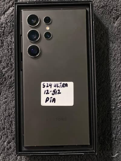 Samsung galaxy S24 ultra 512 gb official pta Black Mint condition