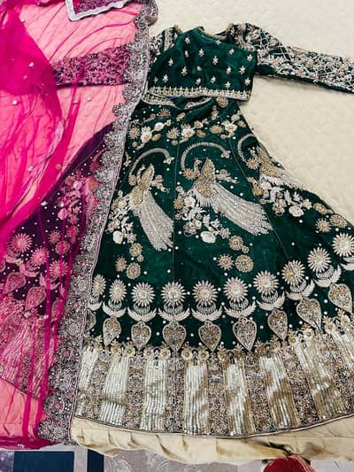 MEHNDI DRESS GREEN COLOR