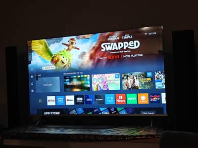 VIDAA LED ANDROID TV 55 INCH JUST ONE WEEK USE  10/10 Condition